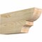Ekena Millwork Ridgewood Rough Sawn Rafter Tail, Douglas Fir, 4"W x 8"H x 18"L RFT04X08X18RID00RDF - alternate 1